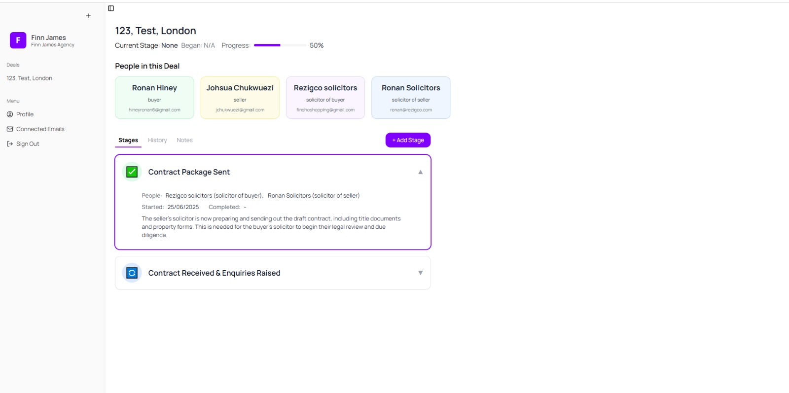 Rezigco Dashboard Preview